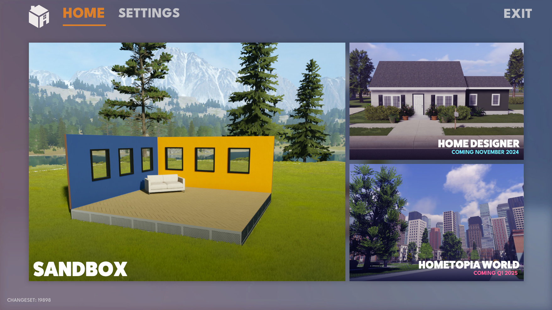 Hometopia Old UI Screenshot